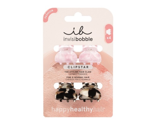 Invisibobble Clipstar Petit Four Μίνι Κλάμερ Μαλλιών, 4τμχ Invisibobble Clipstar Petit Four Μίνι Κλάμερ Μαλλιών, 4τμχ