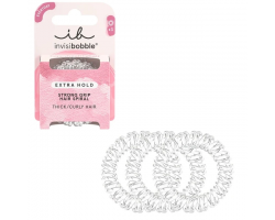Invisibobble Extra Hold Crystal Clear Λαστιχάκια Μαλλιών, 3τμχ Invisibobble Extra Hold Crystal Clear Λαστιχάκια Μαλλιών, 3τμχ