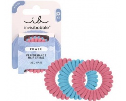 Invisibobble Power Rose & Ice Λαστιχάκια Μαλλιών, 3τμχ