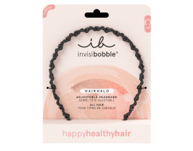Invisibobble Hairhalo Black Sparkle Στέκα Μαλλιών, 1τμχ