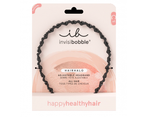 Invisibobble Hairhalo Black Sparkle Στέκα Μαλλιών, 1τμχ Invisibobble Hairhalo Black Sparkle Στέκα Μαλλιών, 1τμχ