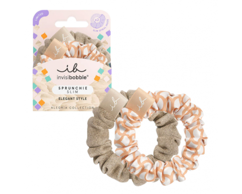 Invisibobble Sprunchie Slim Alegria Rooting For You Λαστιχάκια Μαλλιών, 2τμχ Invisibobble Sprunchie Slim Alegria Rooting For You Λαστιχάκια Μαλλιών, 2τμχ