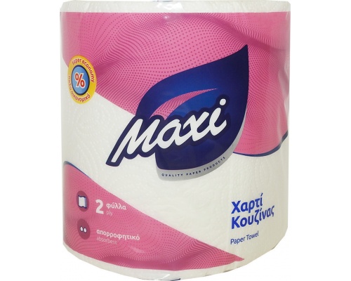 Maxi Χαρτί Κουζίνας 2 Φύλλων, 300gr Maxi Χαρτί Κουζίνας 2 Φύλλων, 300gr