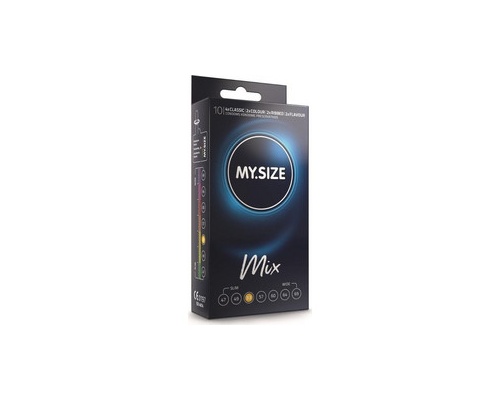 My Size Mix Προφυλακτικά με Πλάτος 53mm, 10τμχ My Size Mix Προφυλακτικά με Πλάτος 53mm, 10τμχ