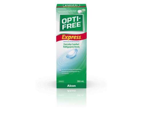 Οpti-Free Express, Υγρό καθαρισμού φακών επαφής  355ml Οpti-Free Express, Υγρό καθαρισμού φακών επαφής  355ml