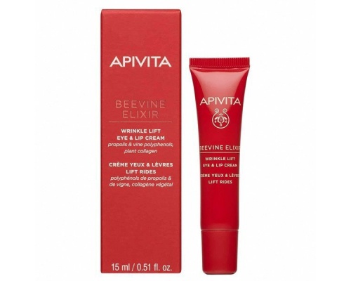 Apivita Beevine Elixir Wrinkle Lift Eye & Lip Cream Αντιρυτιδική Κρέμα Lifting για Μάτια & Χείλη, 15ml Apivita Beevine Elixir Wrinkle Lift Eye & Lip Cream Αντιρυτιδική Κρέμα Lifting για Μάτια & Χείλη, 15ml