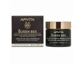Apivita Queen Bee Absolute Anti-Aging & Regenerating Cream Κρέμα Απόλυτης Αντιγήρανσης & Αναγέννησης Πλούσιας Υφής, 50ml