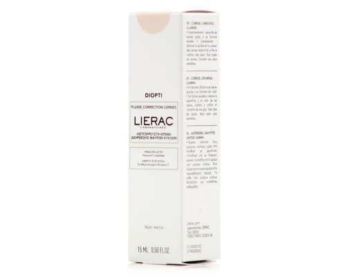 Lierac Diopti Dark Circle Correction Fluid Κρέμα Ματιών κατά των Μαύρων Κύκλων, 15ml Lierac Diopti Dark Circle Correction Fluid Κρέμα Ματιών κατά των Μαύρων Κύκλων, 15ml