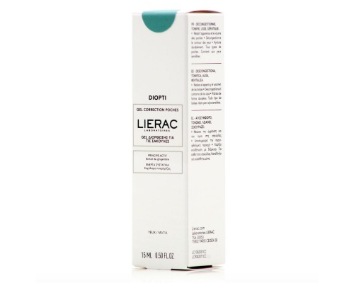Lierac Diopti Puffiness Correction Gel Τζελ Διόρθωσης για τις Σακούλες, 15ml Lierac Diopti Puffiness Correction Gel Τζελ Διόρθωσης για τις Σακούλες, 15ml