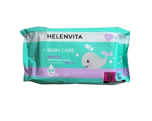 Helenvita, Βρεφικά Μωρομάντηλα με Χαμομήλι, 64 τμχ. Helenvita, Βρεφικά Μωρομάντηλα με Χαμομήλι, 64 τμχ.