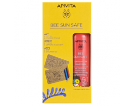 Apivita Bee Sun Safe Hydra Sun Kids Lotion SPF50 Αντηλιακή Ενυδατική Λοσιόν για Παιδιά, 200ml & ΔΩΡΟ 2 Παζλ & Ξυλομπογιές