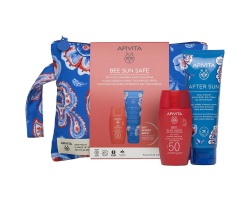 Apivita Bee Sun Safe Promo Pack Αντηλιακή Κρέμα Προσώπου SPF50, 50ml & Δροσιστική & Καταπραϋντική Κρέμα-Τζελ για Πρόσωπο & Σώμα,100ml Apivita Bee Sun Safe Promo Pack Αντηλιακή Κρέμα Προσώπου SPF50, 50ml & Δροσιστική & Καταπραϋντική Κρέμα-Τζελ για Πρόσωπο & Σώμα,100ml