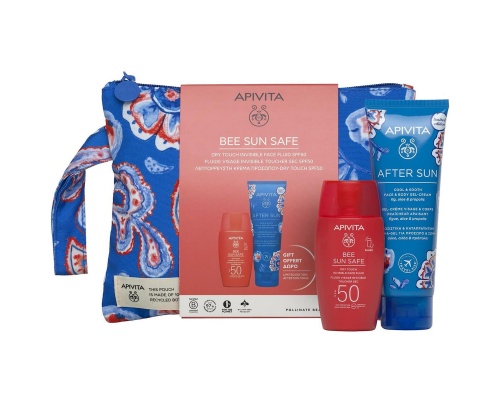 Apivita Bee Sun Safe Promo Pack Αντηλιακή Κρέμα Προσώπου SPF50, 50ml & Δροσιστική & Καταπραϋντική Κρέμα-Τζελ για Πρόσωπο & Σώμα,100ml Apivita Bee Sun Safe Promo Pack Αντηλιακή Κρέμα Προσώπου SPF50, 50ml & Δροσιστική & Καταπραϋντική Κρέμα-Τζελ για Πρόσωπο & Σώμα,100ml