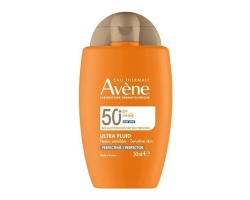 Avene Eau Thermale Ultra Fluid SPF50+ Αντηλιακή Κρέμα Προσώπου με Χρώμα, 50ml Avene Eau Thermale Ultra Fluid SPF50+ Αντηλιακή Κρέμα Προσώπου με Χρώμα, 50ml