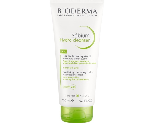 Bioderma Sebium Hydra Cleanser Βάλσαμο Καθαρισμού για Επιδερμίδες με Τάση Ακμής, 200ml Bioderma Sebium Hydra Cleanser Βάλσαμο Καθαρισμού για Επιδερμίδες με Τάση Ακμής, 200ml