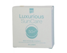 Intermed Luxurious SunCare Silk Cover BB Compact SPF50+ 01 Light Αντηλιακή Πούδρα Προσώπου, 12gr