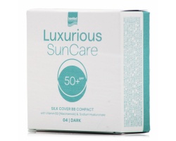 Intermed Luxurious SunCare Silk Cover BB Compact SPF50+ 04 Dark Αντηλιακή Πούδρα Προσώπου, 12gr Intermed Luxurious SunCare Silk Cover BB Compact SPF50+ 04 Dark Αντηλιακή Πούδρα Προσώπου, 12gr