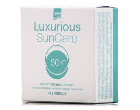 Intermed Luxurious SunCare Silk Cover BB Compact SPF50+ 02 Medium Αντηλιακή Πούδρα Προσώπου, 12gr