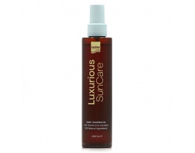 Intermed Luxurious SunCare Dark Tanning Oil Ξηρό Λάδι για Γρήγορο Μαύρισμα, 200ml