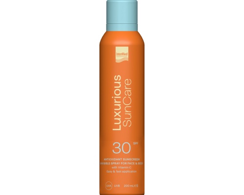 Intermed Luxurious SunCare Antioxidant Sunscreen SPF30 Αντηλιακό Σπρέι για Πρόσωπο & Σώμα, 200ml Intermed Luxurious SunCare Antioxidant Sunscreen SPF30 Αντηλιακό Σπρέι για Πρόσωπο & Σώμα, 200ml