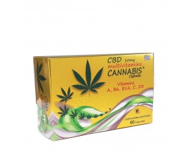 Medichrom CBD Multivitamins Cannabis 10mg Συμπλήρωμα Διατροφής για Τόνωση & Ευεξία του Οργανισμού, 60 κάψουλες Medichrom CBD Multivitamins Cannabis 10mg Συμπλήρωμα Διατροφής για Τόνωση & Ευεξία του Οργανισμού, 60 κάψουλες