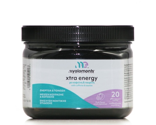My Elements Xtra Energy Συμπλήρωμα Διατροφής για Ενέργεια & Τόνωση, 20 αναβράζουσες ταμπλέτες My Elements Xtra Energy Συμπλήρωμα Διατροφής για Ενέργεια & Τόνωση, 20 αναβράζουσες ταμπλέτες