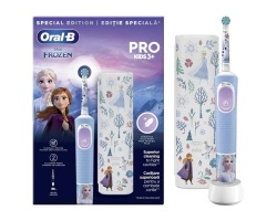 Oral-B Pro Kids3+ Frozen Ηλεκτρική Οδοντόβουρτσα & ΔΩΡΟ Θήκη Ταξιδιού, 1τμχ Oral-B Pro Kids3+ Frozen Ηλεκτρική Οδοντόβουρτσα & ΔΩΡΟ Θήκη Ταξιδιού, 1τμχ