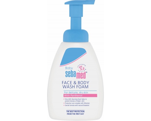 Sebamed Baby Face & Body Wash Foam Βρεφικό Αφρόλουτρο για Πρόσωπο & Σώμα, 400ml Sebamed Baby Face & Body Wash Foam Βρεφικό Αφρόλουτρο για Πρόσωπο & Σώμα, 400ml