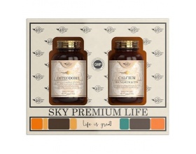 Sky Premium Life Promo Pack Osteodome & Calcium, Magnesium & Zinc Συμπλήρωμα Διατροφής για τις Αρθρώσεις & τα Οστά, 2x60 ταμπλέτες