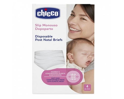 Chicco Mammy, Σλίπ Λοχείας μιας χρήσης One Size, 4 τμχ