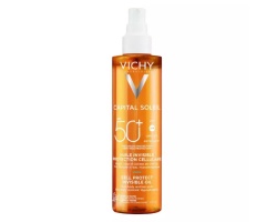 Vichy Capital Soleil Cell Protect Invisible Oil SPF50+ Αντηλιακό Λάδι Προσώπου & Σώματος, 200ml Vichy Capital Soleil Cell Protect Invisible Oil SPF50+ Αντηλιακό Λάδι Προσώπου & Σώματος, 200ml