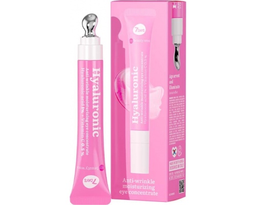 7Days MB Hyaluronic Anti-Wrinkle Moist Eye Concentrate Ενυδατικό & Αντιγηραντικό Τζελ Ματιών, 18ml