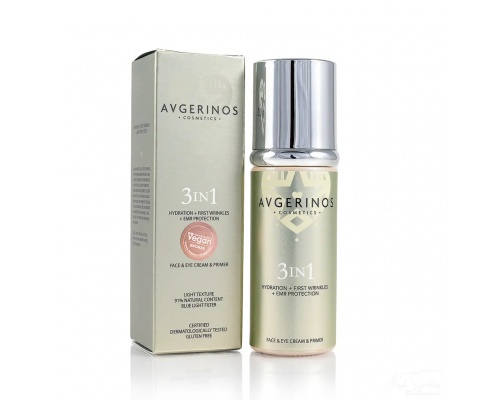 Avgerinos Cosmetics 3in1 Hydration & First Wrinkles Κρέμα Προσώπου & Ματιών για Ενυδάτωση & Αντιγήρανση, 50ml Avgerinos Cosmetics 3in1 Hydration & First Wrinkles Κρέμα Προσώπου & Ματιών για Ενυδάτωση & Αντιγήρανση, 50ml