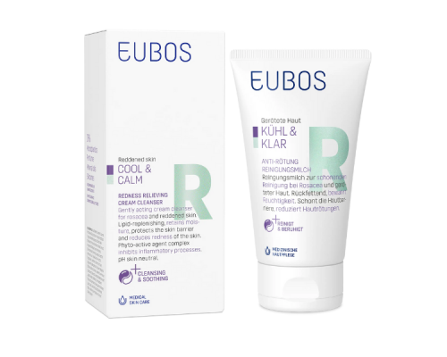 Eubos Cool & Calm Redness Relieving Cream Cleanser Καταπραϋντικό Καθαριστικό Γαλάκτωμα του Δέρματος με Ερυθρότητα & Ροδόχρου Ακμή, 150ml Eubos Cool & Calm Redness Relieving Cream Cleanser Καταπραϋντικό Καθαριστικό Γαλάκτωμα του Δέρματος με Ερυθρότητα & Ροδόχρου Ακμή, 150ml