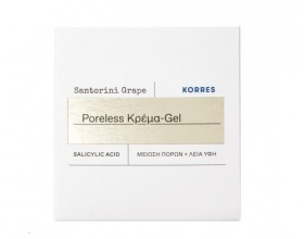 Korres Santorini Grape Poreless Skin Cream Κρέμα-Τζελ για Ενυδάτωση & Σύσφιξη, 40ml