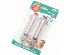 Moresept Βρεφική Σύριγγα για Πλύσεις Ροζ, 2τμχ