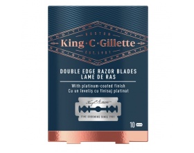 Gillette King C Double Edge Razor Blades Ανταλλακτικά Ξυραφάκια Διπλής Ακμής, 10τμχ Gillette King C Double Edge Razor Blades Ανταλλακτικά Ξυραφάκια Διπλής Ακμής, 10τμχ