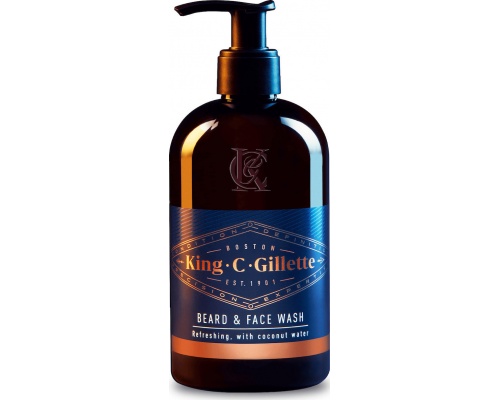 Gillette King C Beard & Face Wash Τζελ Καθαρισμού για τα Γένια & το Πρόσωπο, 350ml Gillette King C Beard & Face Wash Τζελ Καθαρισμού για τα Γένια & το Πρόσωπο, 350ml