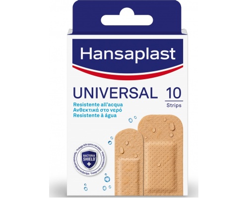 Hansaplast Universal Αδιάβροχα Αυτοκόλλητα Επιθέματα, 10τμχ Hansaplast Universal Αδιάβροχα Αυτοκόλλητα Επιθέματα, 10τμχ