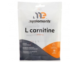 My Elements L-Carnitine 2000mg Συμπλήρωμα Διατροφής για Ενίσχυση Μεταβολισμού & Ενέργεια, 10 φακελίσκοι
