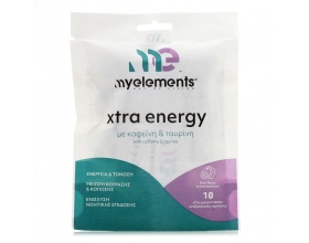 My Elements Xtra Energy Συμπλήρωμα Διατροφής για Ενέργεια & Τόνωση, 10 αναβράζουσες ταμπλέτες