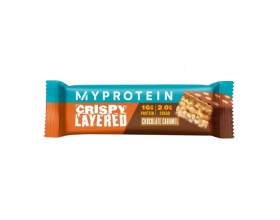 My Protein Crispy Layered Chocolate Caramel Πρωτεϊνική Μπάρα με Γεύση Σοκολάτα-Καραμέλα, 60gr