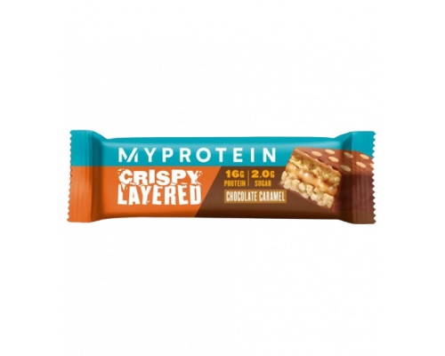 My Protein Crispy Layered Chocolate Caramel Πρωτεϊνική Μπάρα με Γεύση Σοκολάτα-Καραμέλα, 60gr My Protein Crispy Layered Chocolate Caramel Πρωτεϊνική Μπάρα με Γεύση Σοκολάτα-Καραμέλα, 60gr
