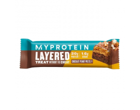 My Protein Layered Treat Without The Cheat Chocolate Peanut Pretzel Πρωτεϊνική Μπάρα με Γεύση Σοκολάτα-Φυστικοβούτυρο, 60gr