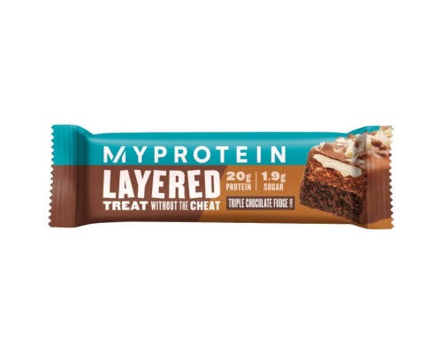 My Protein Layered Treat Without The Cheat Triple Chocolate Fudge Πρωτεϊνική Μπάρα με Γεύση Τριπλή Σοκολάτα, 60gr My Protein Layered Treat Without The Cheat Triple Chocolate Fudge Πρωτεϊνική Μπάρα με Γεύση Τριπλή Σοκολάτα, 60gr