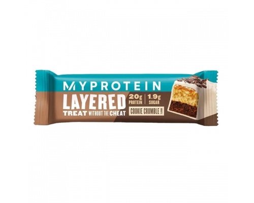 My Protein Layered Treat Without The Cheat Cookie Crumble Πρωτεϊνική Μπάρα με Γεύση Μπισκότο, 60gr My Protein Layered Treat Without The Cheat Cookie Crumble Πρωτεϊνική Μπάρα με Γεύση Μπισκότο, 60gr