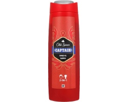 Old Spice Captain Shower Gel & Shampoo Αφρόλουτρο & Σαμπουάν για Άνδρες, 400ml Old Spice Captain Shower Gel & Shampoo Αφρόλουτρο & Σαμπουάν για Άνδρες, 400ml