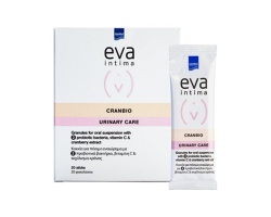 Intermed Eva Intima Cranbio Urinary Care Συμπλήρωμα Διατροφής για την Υγεία του Ουροποιητικού Συστήματος, 20 φακελίσκοι