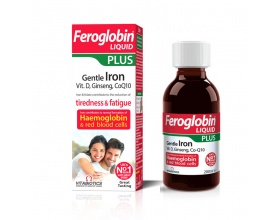 Vitabiotics Feroglobin Liquid Plus Υγρό Συμπλήρωμα Διατροφής με Σίδηρο, 200ml