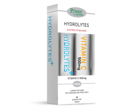 Power Health Hydrolytes Combination of Electrolytes, 20 eff.tabs & GIFT Vitamin C 500mg, 20 eff. tabs Power Health Hydrolytes Combination of Electrolytes, 20 eff.tabs & GIFT Vitamin C 500mg, 20 eff. tabs